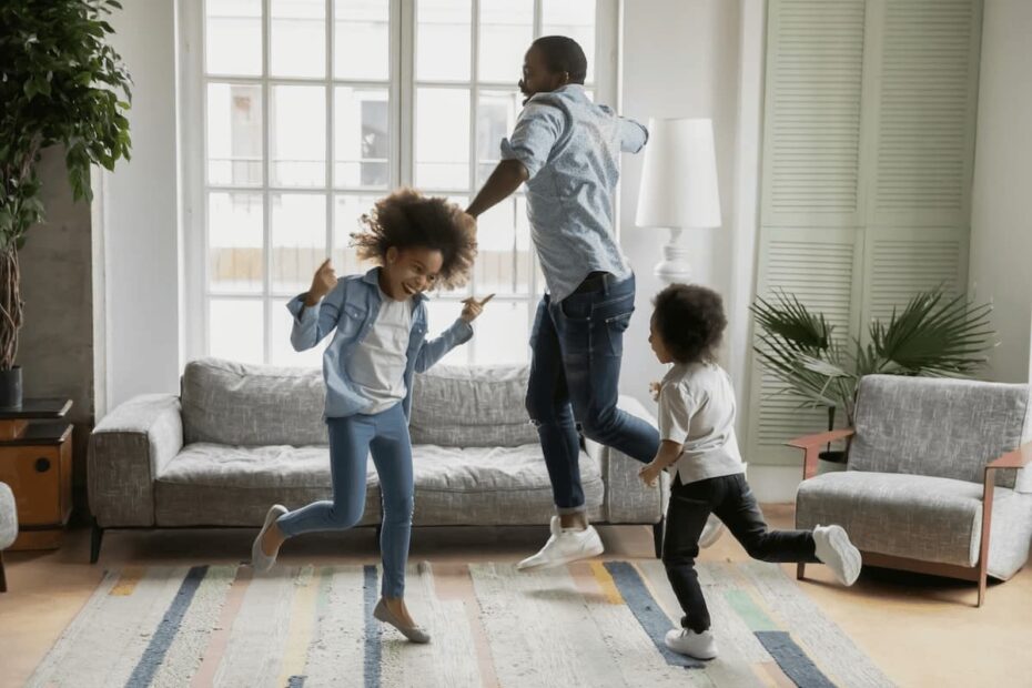danser avec les enfants
